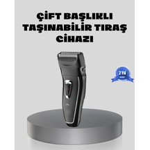 Mey İthalat Erkek Tıraş Makinesi Kablosuz Kuru Tıraş Folyo Başlık Yıkanabilir Gövde 5 Dk Hızlı Şarj