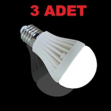 7W Enerji Tasarruflu Led Ampul 3  Adet