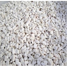 Dekoratif Beyaz Çakıl Taşı Küllük Teraryum Taşı 1650 G