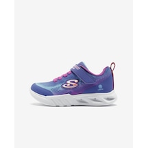 Skechers Flicker Flash - Light Takeover Büyük Kız Çocuk Mor Spor Ayakkabı 303704l Lvmt Mor