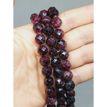 Lal Granat Garnet Taşı Royal Quality Faset Kesim Dizi 10mm 5 Çok REnkli