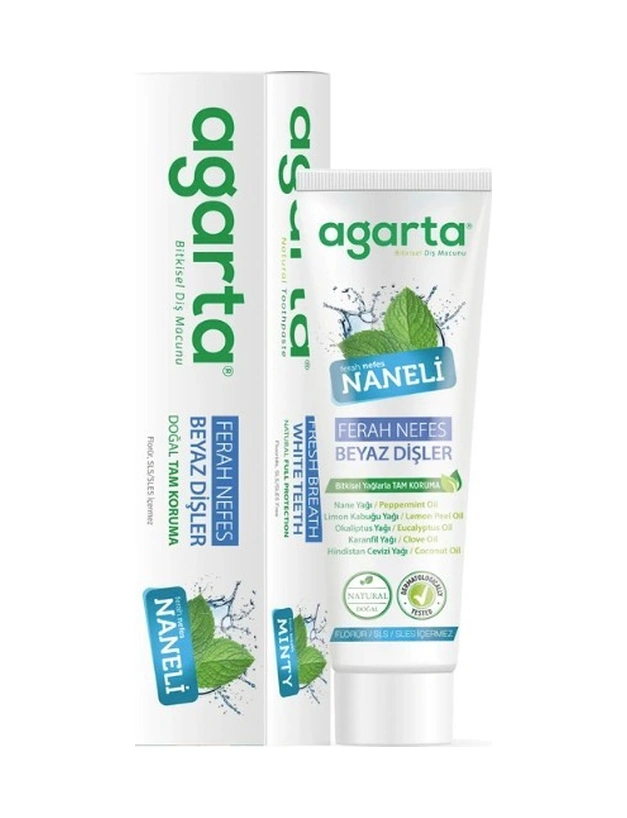 Agarta Doğal Naneli Diş Macunu 100 Ml