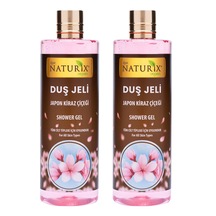 Naturix Japon Kirazı Çiçeği Aroma Terapi Duş Jeli 2 x 400 ML