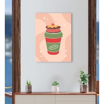 Bk Gift Cafe & Bar & Restaurant Konseptli Kanvas Tablo 30X50Cm-87