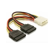 4929 İkili Çift Sata Power Hdd 4 pin Güç Kablosu