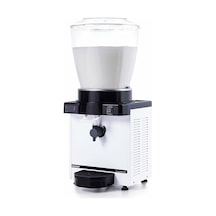 Samıxır Kam22 Panoramik Köpüklü Ayran Dispenseri 22 Litre Beyaz
