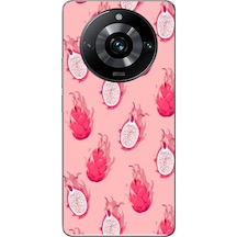 Realme 11 Pro Uyumlu Ejder Meyvesi Baskılı Silikon Kılıf Renkli