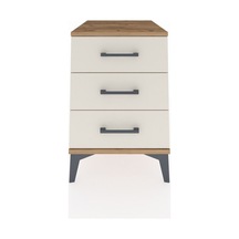 Kronos Komodin 3 Çekmeceli 44x59x64 Çam-aytaşı Çam