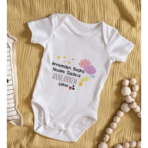 Bitmeyenkartus Bk Kids Anneannem Tasarımlı Bebek Body Zıbın - Model 1 Çok Renkli