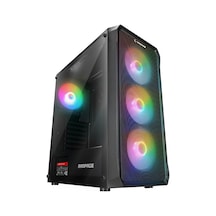 Rampage Compact 750W 80+ Bronze Rgb Fan Atx Mıd Tower Oyuncu Kasası