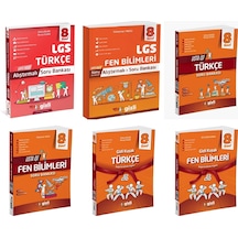 Gizli 2025 8. Sınıf Lgs Türkçe + Fen Bilimleri Alıştırmalı + Usta İşi Soru + Gizli Kuşak Seti 6 Kitap Güncel Müfredat