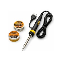 Vıvaluxe Bortepe Işıklı 60w Lehim Seti, Ma-a02 Havya, Lehim Teli Ve Lehim Macunu Dahil, Elektronik, Bilgisayar, Ev Ve Hobi Onarımları İçin