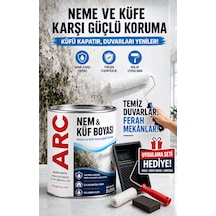 Nem Ve Küf Boyası - Rutubet Önleyici Yalıtım Boyası, Tavan Duvar Ve Zeminde Kalıcı Çözüm 3 KG - 2.5 L