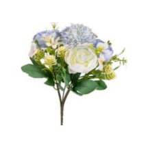 Yapay Çiçek Gül 6'lı Demet Açık Sarı 37 Cm. Çok Renkli