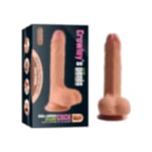 Hızlı Express Shequ Crowley 19 Cm Çift Katmanlı Süper Gerçekçi Realistik Penis Dildo