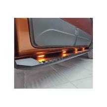 Volkswagen Amarok 2022+ Led'li Demir Yan Basamak Lazer Kesim Düz Model
