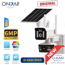 Okam 3920 6mp 2 Kameralı 3 Ekranlı Sim Kart Destekli Güneş Enerji