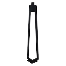 Tekli Dekoratif Metal Firkete Sehpa Ayağı (52 cm Yükseklik)