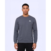 Kappa Tanner Erkek Antrasit Regular Sweatshirt