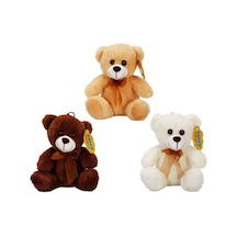 0998 Sun-jhn-pff-sk Peluş Ayı Oturan Kurdeleli 21cm 2r
