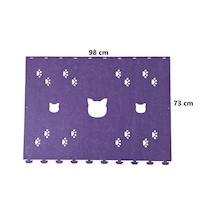 Kedi Oyuncağı Tüneli 1. Kalite 3mm Keçeden Geçmeli Kedi Ve Pati Figürlü 9 Renk A8