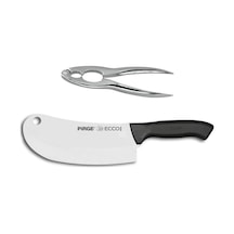 Bursa Pirge Ecco Sebze Meyve Soğan Bıçak Satırı Zırh 19 CM 38060 Fabrika Ayarı Siyah