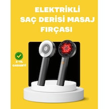 Led Teknolojili Elektrikli Saç Masaj Fırçası Mikro Akımlı Çok Renkli