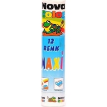 Mum Pastel Boya Maxi Karton Tüp 12 Li Nc-2113 Çok Renkli Mum Pastel Boya Maxi Karton Tüp 12 Li Nc-2113 Çok Renkli