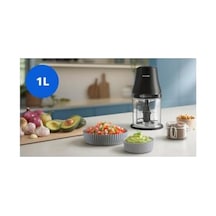Hr1501/00 Gıda Değirmeni, Powerchop Teknolojisi, 450 W, 2 Hız Ayarı Acı Kahverengi
