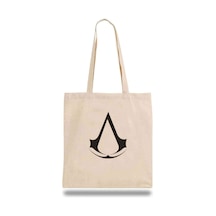 Bez Çanta Assassins Creed Logo Bej