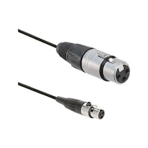 Xlr Kablo - 3 Pin Dişi - Mini 3 Pin Dişi - 2 Metre