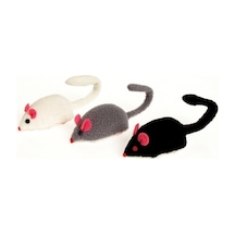 Karlie 8 x 4 CM Tekerlekli Peluş Fare Kedi Oyuncağı Çok Renkli Karlie 8 x 4 CM Tekerlekli Peluş Fare Kedi Oyuncağı Çok Renkli