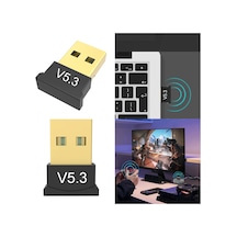Usb Bluetooth Uyumlu 5.3 Adaptör Desteği Windows 11/10/8.1 Bt Kablosuz Av V5.3 1pc