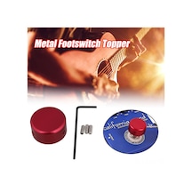 Xindoker Alüminyum Gitar Pedalı Ayak Anahtarı Kapağı - Daha Kolay Erişim Ve Doğruluk Sağlar - Mg-01981 Gümüş Renk
