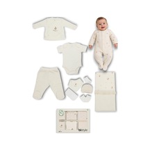 Bistyle Organic 10 Lu Hastane Çıkışı - Bistyle - Ecru - 0-3 Ay - 11142-ecru-0-3 Ay Ekru