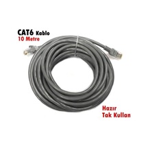 Fully 10Metre Cat6 Kablo Hazır Fişli