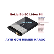 Nokia Bl 5C 1100 1101 1110 1110İ 1112 1200 1208 1209 Batarya Pil
