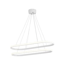 Eray Aydınlatma 2005-2 Beyaz Elips Led Avize