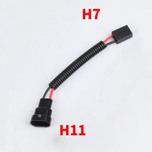 H7 To H11 1 Adet -h7 To H11 Dönüşüm Konnektörü Kablo Demeti Far Sis Lambası Fişi 2.5mm Kaliteli Kablo Soketli K