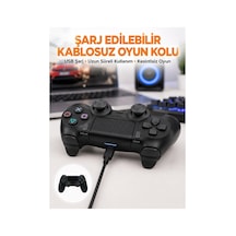 Ps4 Uyumlu Kablosuz Oyun Kolu Titreşimli Şarjlı Ve Ergonomik Yeni Nesil - Teolsa3721-2174 Renkli