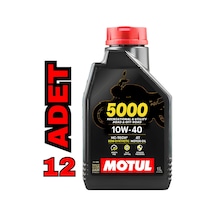Motul 5000 10W-40 4T Yarı Sentetik Motor Yağı 12 x 1 L