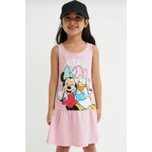 Minnie Daisy Kız Çocuk Yazlık Elbise 001