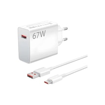 67w Type-c Şarj Adaptörü Ve Kablo Seti, Hızlı, Apple iPhone Redmi Huawei Uyumlu 67 W