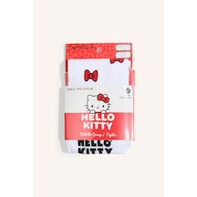 Defacto Hello Kitty Baskılı Külotlu Çorap Kız Çocuk I4666a8nswt1 Beyaz-wt1