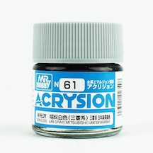 Mr.hobby N-061, 10 Ml. Ijn Gray Mitsubishi Acrysion Maket Boyası Standart