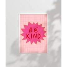 Çerçevesiz Poster Pembe Naziklik