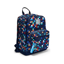 Coral High Lacivert Geometrik Desenli Okul Sırt Çantası 33235 Lacivert