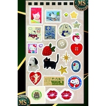 Vintage & Cute Sticker Seti 25' İ Retro Laptop Defter Sticker Seti