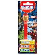 Pez Dispenser Marvel Iron Man Meyve Aromalı Şekerleme Makinesi Ve Şekerleme Yedekleri