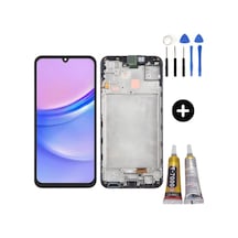 Samsung Galaxy A15 Sm-a155 Uyumlu Çıtalı Tft Lcd Ekran Dokunmatik + Montaj Seti